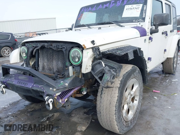 2010 Jeep Wrangler Unlimited Sahara with VIN 1J4HA5H19AL177179, listed as a IAAI auction lot 41565342 with 181,392 mi miles. Bid and sale history available at carsss.com. Image 6.
