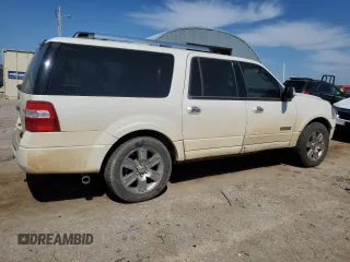 2008 Ford Expedition EL Limited with VIN 1FMFK19598LA22075, listed as a Copart auction lot 72592604 with 291,889 mi miles and Salvage Title. Bid and sale history available at carsss.com. Image 3.