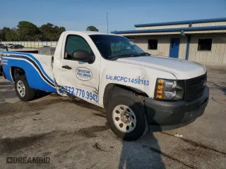 2011 Chevrolet Silverado 1500 Work Truck with VIN 1GCNCPEX7BZ344029, listed as a Copart auction lot 43953155 with 114,097 mi miles and Salvage Title. Bid and sale history available at carsss.com. Image 4.