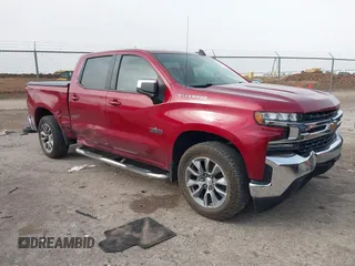 2020 Chevrolet Silverado 1500 LT with VIN 1GCPWCED7LZ284186, listed as a IAAI auction lot 41736131 with 137,454 mi miles. Bid and sale history available at carsss.com. Image 1.