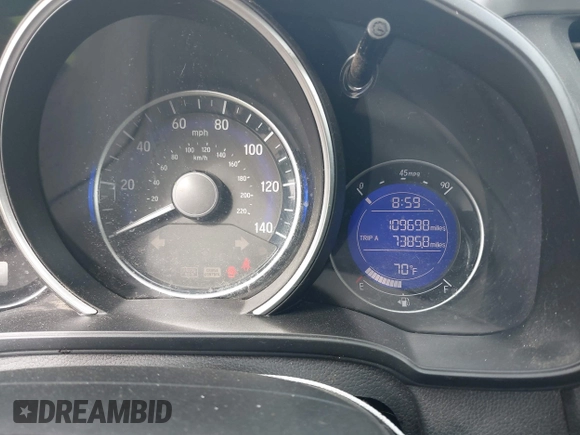 2015 Honda Fit LX with VIN 3HGGK5H51FM752870, listed as a IAAI auction lot 42378020 with 109,698 mi miles and . Bid and sale history available at DreamBid. Image 7.