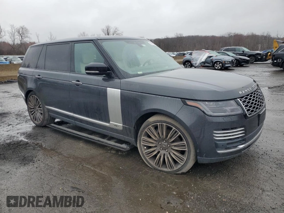 2020 Land Rover Range Rover Autobiography с VIN SALGV5SE0LA574059, выставлен на аукционе Copart как лот 86183204 с пробегом 32 691 миль миль и Списание • Salvage title. История ставок и продаж доступна на DreamBid. Изображение 4.