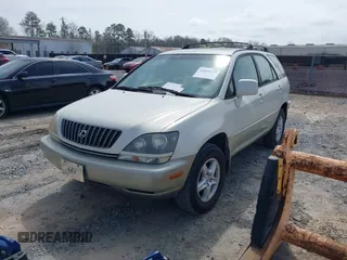 1999 Lexus RX 300 Luxury SUV with VIN JT6GF10U1X0026761, listed as a IAAI auction lot 41810328 with 148,688 mi miles. Bid and sale history available at carsss.com. Image 2.