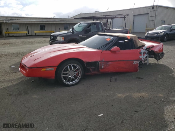 1986 Chevrolet Corvette with VIN 1G1YY6786G5906444, listed as a Copart auction lot 80259824 with 98,783 mi miles and Salvage Title. Bid and sale history available at carsss.com. Image 1.
