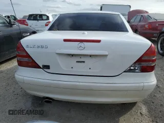 2002 Mercedes-Benz SLK-Class 2.3L Kompressor with VIN WDBKK49F72F266549, listed as a Copart auction lot 74991154 with 56,192 mi miles and Non Repairable. Bid and sale history available at carsss.com. Image 6.