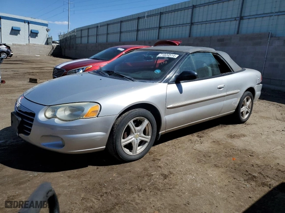 2004 Chrysler Sebring LXi with VIN 1C3EL55R74N185128, listed as a Copart auction lot 71834514 with 84,770 mi miles and Salvage Title. Bid and sale history available at carsss.com. Image 1.