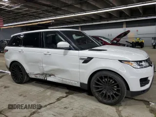 2017 Land Rover Range Rover Sport SE with VIN SALWG2FK8HA685261, listed as a Copart auction lot 51980595 with 63,161 mi miles and Salvage Title. Bid and sale history available at carsss.com. Image 4.