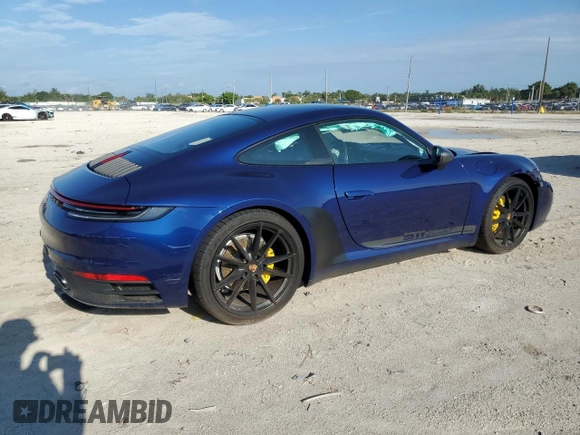 2024 Porsche 911 Carrera with VIN WP0AA2A99RS210110, listed as a Copart auction lot 68068314 with 348 mi miles and Salvage Title. Bid and sale history available at carsss.com. Image 3.
