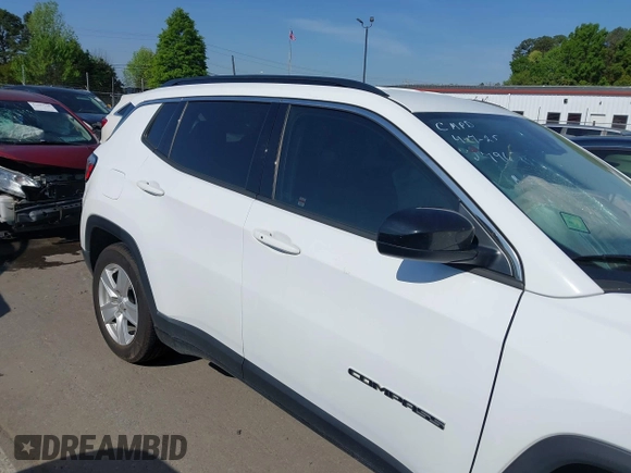 2022 Jeep Compass Latitude with VIN 3C4NJCBB1NT137963, listed as a IAAI auction lot 42027669 with 46,324 mi miles and . Bid and sale history available at DreamBid. Image 13.