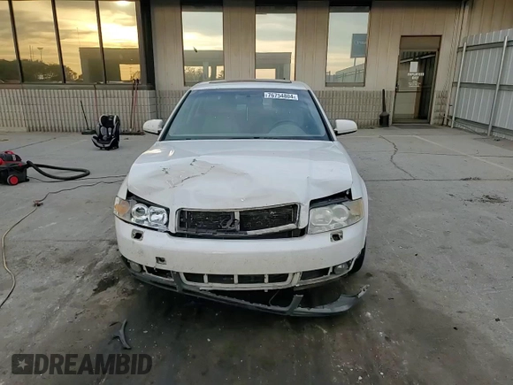2003 Audi A4 1.8T with VIN WAULC68E03A333284, listed as a Copart auction lot 76754804 with 0 mi miles and Clean Title. Bid and sale history available at carsss.com. Image 11.