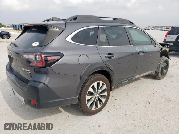 2023 Subaru Outback Limited XT with VIN 4S4BTGND6P3121396, listed as a Copart auction lot 57266775 with 58,574 mi miles and Salvage title. Bid and sale history available at DreamBid. Image 3.