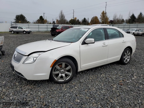 2010 Mercury Milan Premier with VIN 3MEHM0CG2AR606531, listed as a Copart auction lot 81759854 with 0 mi miles and Salvage Title. Bid and sale history available at carsss.com. Image 1.