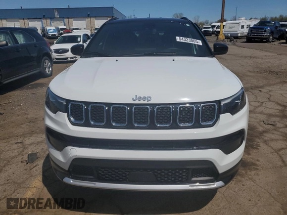 2024 Jeep Compass Limited with VIN 3C4NJDCN0RT602348, listed as a Copart auction lot 54323065 with 17,523 mi miles and Salvage title. Bid and sale history available at DreamBid. Image 5.