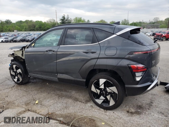 2024 Hyundai Kona Limited with VIN KM8HECA32RU172868, listed as a Copart auction lot 54697065 with 4,986 mi miles and Salvage title. Bid and sale history available at DreamBid. Image 2.
