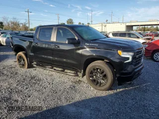 2024 Chevrolet Silverado 1500 RST with VIN 1GCPADED2RZ205360, listed as a Copart auction lot 89338995 with 17,509 mi miles and Salvage Title. Bid and sale history available at carsss.com. Image 4.