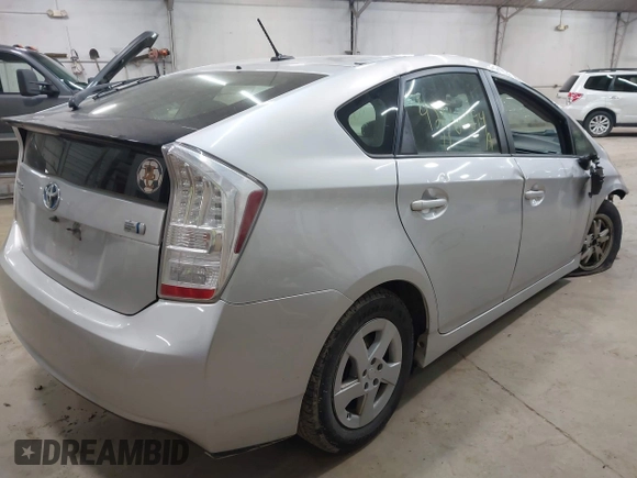 2011 Toyota Prius I with VIN JTDKN3DUXB5339914, listed as a IAAI auction lot 42060694 with 207,481 mi miles. Bid and sale history available at carsss.com. Image 4.