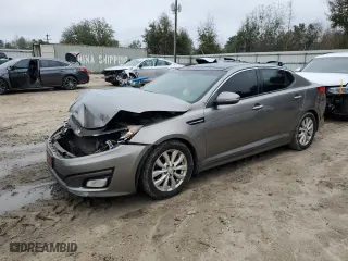2014 Kia Optima EX with VIN 5XXGN4A73EG271269, listed as a Copart auction lot 46069175 with 255,009 mi miles and Salvage Title. Bid and sale history available at carsss.com. Image 1.