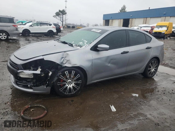 2014 Dodge Dart SXT with VIN 1C3CDFBB1ED693104, listed as a Copart auction lot 52308985 with 168,018 mi miles and Clean Title. Bid and sale history available at carsss.com. Image 1.