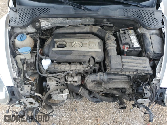 2012 Volkswagen Beetle with VIN 3VWV67AT7CM643899, listed as a Copart auction lot 54127995 with Not Provided miles and Salvage Title. Bid and sale history available at DreamBid. Image 11.