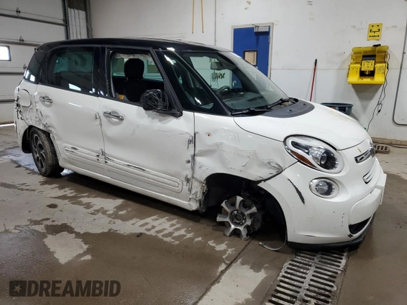 2014 FIAT 500L Easy with VIN ZFBCFABH3EZ001900, listed as a Copart auction lot 79703904 with 76,502 mi miles and Clean Title. Bid and sale history available at carsss.com. Image 4.