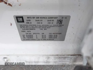 2017 Buick Encore Preferred z VIN KL4CJASB7HB000764, wystawiony jako IAAI lot #42379268 z przebiegiem Nie podano mil oraz . Historia ofert i sprzedaży dostępna na DreamBid. Obrazek 9.