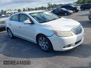 2012 Buick LaCrosse Premium 1 with VIN 1G4GD5E35CF182746, listed as a IAAI auction lot 41418466 with 142,560 mi miles. Bid and sale history available at carsss.com. Image 1.