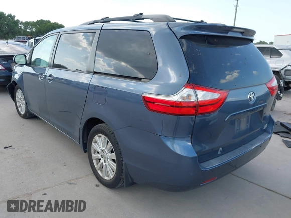 2015 Toyota Sienna Limited with VIN 5TDDK3DC8FS102900, listed as a IAAI auction lot 42449627 with 85,261 mi miles and . Bid and sale history available at DreamBid. Image 3.