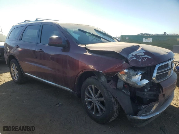 2018 Dodge Durango SXT with VIN 1C4RDJAG7JC329680, listed as a Copart auction lot 47281025 with 119,930 mi miles and Salvage Title. Bid and sale history available at carsss.com. Image 4.