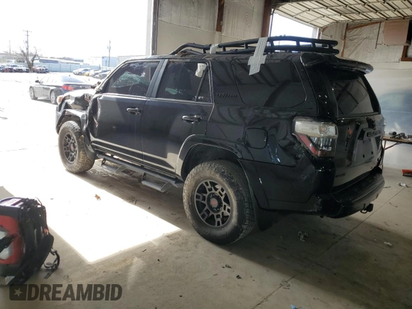 2023 Toyota 4Runner TRD Pro with VIN JTELU5JR8P6176034, listed as a Copart auction lot 49822735 with 25,843 mi miles and Salvage title. Bid and sale history available at DreamBid. Image 2.