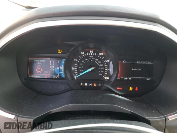 2020 Ford Edge Titanium with VIN 2FMPK4K92LBB00854, listed as a Copart auction lot 54540835 with 29,779 mi miles and Salvage Title. Bid and sale history available at carsss.com. Image 9.