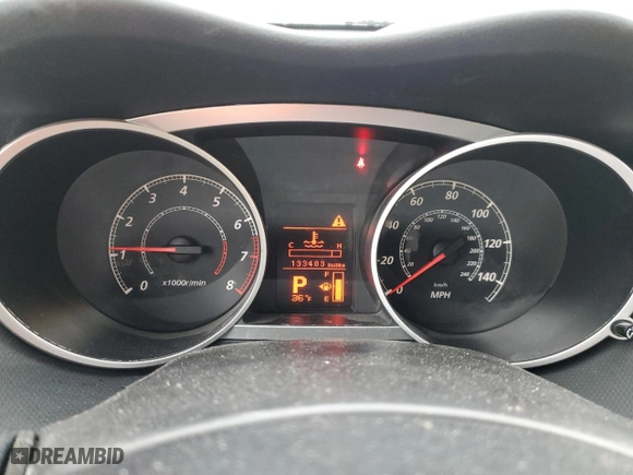 2012 Mitsubishi Outlander ES with VIN JA4AS2AW0CU003615, listed as a Copart auction lot 44958605 with 133,483 mi miles and Salvage Title. Bid and sale history available at carsss.com. Image 9.
