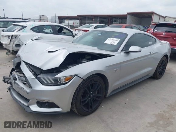2015 Ford Mustang GT z VIN 1FA6P8CF7F5343510, wystawiony jako IAAI lot #42158946 z przebiegiem 105 319 mil mil oraz . Historia ofert i sprzedaży dostępna na DreamBid. Obrazek 2.