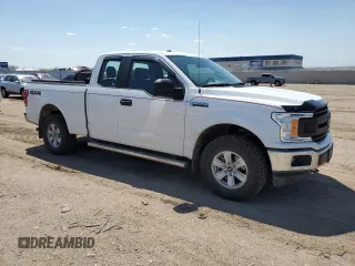 2018 Ford F-150 XL with VIN 1FTEX1EB4JKF21861, listed as a Copart auction lot 55510405 with 45,035 mi miles and Salvage title. Bid and sale history available at DreamBid. Image 4.