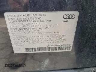 2017 Audi Q5 Premium Plus with VIN WA1L2AFP0HA019570, listed as a Copart auction lot 59339235 with 104,091 mi miles and Clean title. Bid and sale history available at DreamBid. Image 13.