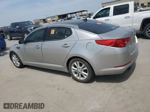 2013 Kia Optima EX with VIN 5XXGN4A76DG223408, listed as a Copart auction lot 52455765 with 71,358 mi miles and Salvage Title. Bid and sale history available at carsss.com. Image 2.