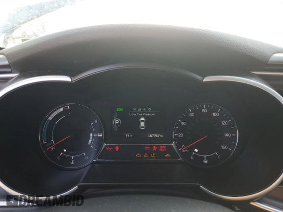 2016 Kia Optima Hybrid with VIN KNAGM4AD8G5096465, listed as a Copart auction lot 78262924 with 167,767 mi miles and Clean Title. Bid and sale history available at carsss.com. Image 9.