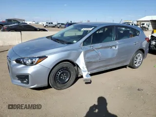 2017 Subaru Impreza with VIN 4S3GTAA65H3752950, listed as a Copart auction lot 48153545 with 109,776 mi miles and Salvage Title. Bid and sale history available at carsss.com. Image 1.