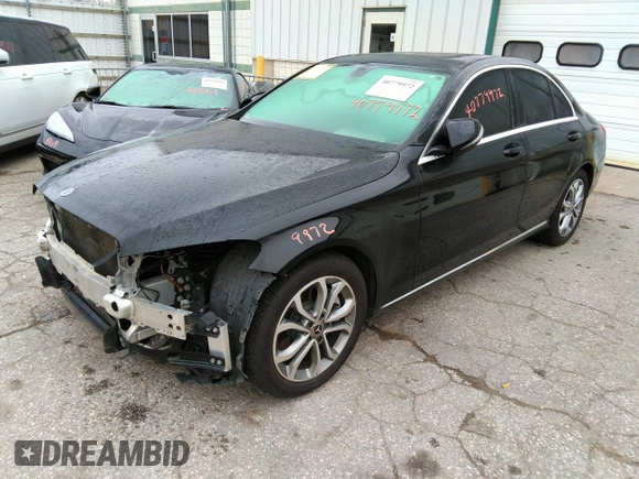 2018 Mercedes-Benz C with VIN 55SWF4JB8JU244528, listed as a IAAI auction lot 40779972 with 119,260 mi miles. Bid and sale history available at carsss.com. Image 17.