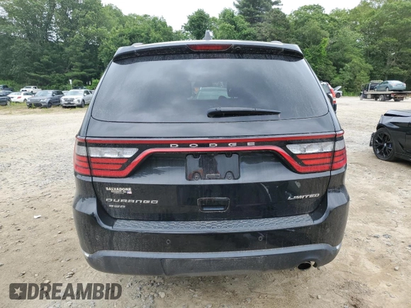 2016 Dodge Durango Limited with VIN 1C4RDJDG9GC484347, listed as a Copart auction lot 60903955 with 112,601 mi miles and Salvage title. Bid and sale history available at DreamBid. Image 6.