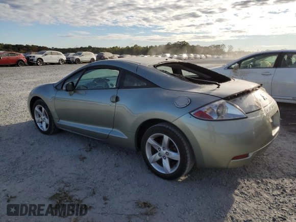 2008 Mitsubishi Eclipse GS with VIN 4A3AK24F08E032158, listed as a Copart auction lot 76334544 with 123,071 mi miles and Salvage Title. Bid and sale history available at carsss.com. Image 2.