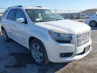 2016 GMC Acadia Denali with VIN 1GKKVTKD3GJ221449, listed as a IAAI auction lot 41777230 with 157,699 mi miles and . Bid and sale history available at DreamBid. Image 1.