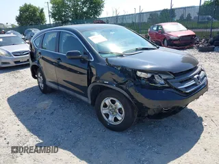 2013 Honda CR-V LX with VIN 2HKRM4H33DH673875, listed as a IAAI auction lot 42584745 with 90,563 mi miles and . Bid and sale history available at DreamBid. Image 1.