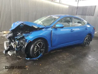 2024 Nissan Sentra SV with VIN 3N1AB8CV6RY242897, listed as a Copart auction lot 62818855 with 13,911 mi miles and Clean title. Bid and sale history available at DreamBid. Image 1.