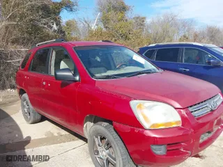 2006 Kia Sportage LX with VIN KNDJF723967196541, listed as a IAAI auction lot 41375370 with 139,888 mi miles. Bid and sale history available at carsss.com. Image 6.