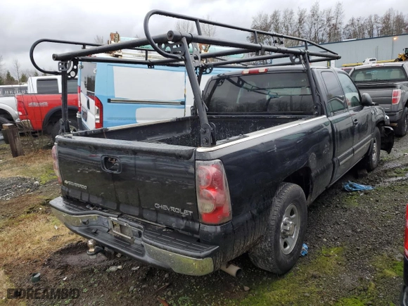 2004 Chevrolet Silverado 1500 Work Truck with VIN 2GCEC19VX41162990, listed as a Copart auction lot 84794674 with 320,784 mi miles and Salvage Title. Bid and sale history available at carsss.com. Image 3.