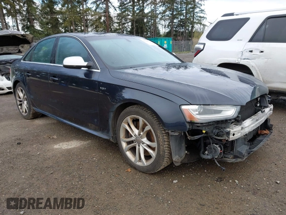 2013 Audi S4 Premium Plus with VIN WAUBGAFL5DA086236, listed as a IAAI auction lot 41948532 with 116,279 mi miles. Bid and sale history available at carsss.com. Image 1.