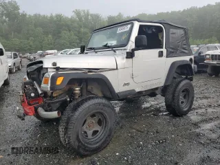 2004 Jeep Wrangler X with VIN 1J4FA39S84P718805, listed as a Copart auction lot 59949875 with 119,295 mi miles and Salvage title. Bid and sale history available at DreamBid. Image 1.