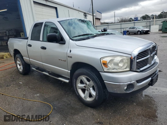 2008 Dodge Ram 1500 SLT with VIN 1D7HU18228S584488, listed as a Copart auction lot 88254355 with 152,382 mi miles and Non Repairable. Bid and sale history available at carsss.com. Image 4.