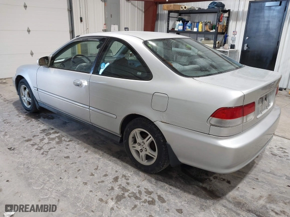 2000 Honda Civic EX with VIN 1HGEJ8142YL112989, listed as a IAAI auction lot 41469210 with 117,154 mi miles. Bid and sale history available at carsss.com. Image 3.