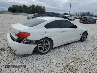 2017 BMW 4 Series 430i with VIN WBA4R7C37HK896333, listed as a Copart auction lot 88597215 with 114,500 mi miles and Salvage Title. Bid and sale history available at DreamBid. Image 3.